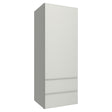 WD1848 ( WALL WITH DRAWERS - 18"W X 48"H X 15"D ) - Luxe Frost