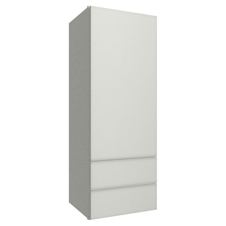 WD1848 ( WALL WITH DRAWERS - 18"W X 48"H X 15"D ) - Luxe Frost