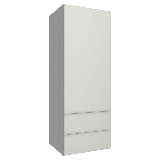 WD1848 ( WALL WITH DRAWERS - 18"W X 48"H X 15"D ) - Luxe Frost