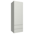 WD1854 ( WALL WITH DRAWERS - 18"W X 54"H X 15"D ) - Luxe Frost