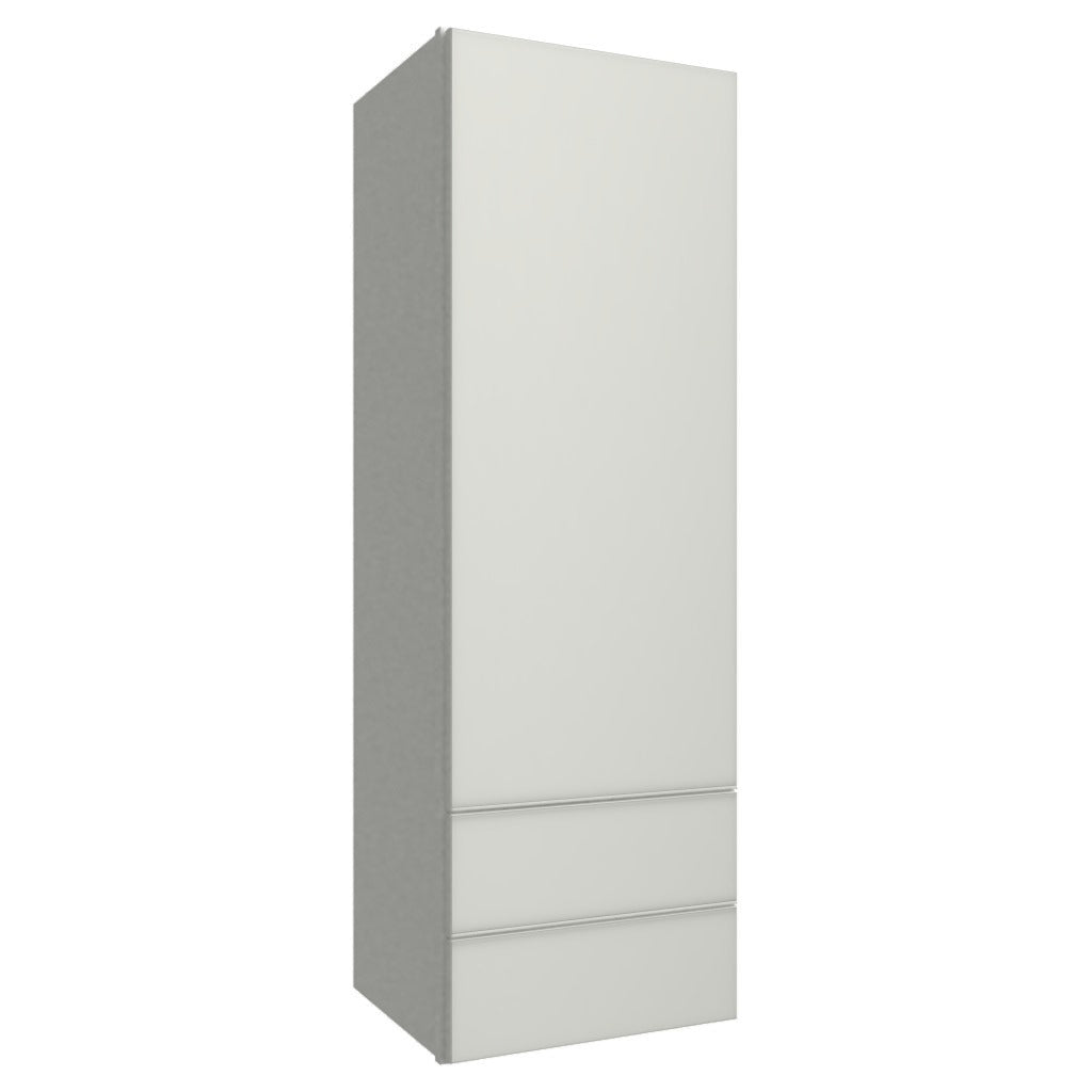 WD1854 ( WALL WITH DRAWERS - 18"W X 54"H X 15"D ) - Luxe Frost
