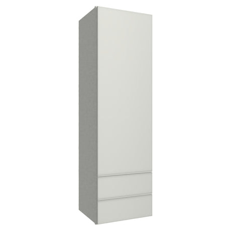 WD1860 ( WALL WITH DRAWERS - 18"W X 60"H X 15"D ) - Luxe Frost