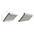 Fabuwood Fusion Timber CM-9 10FT Molding