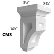 Fabuwood Fusion Timber CMS Corbel