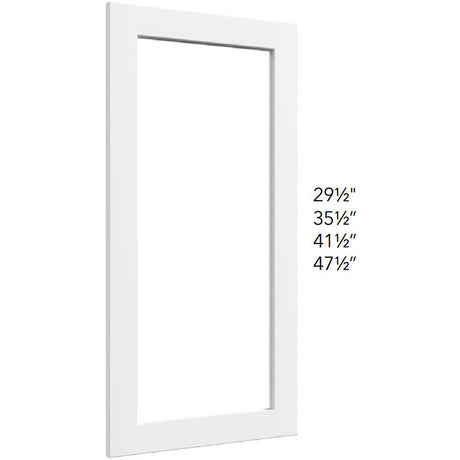 Fabuwood Fusion Timber DFGD2442 Doors Prepped for Glass