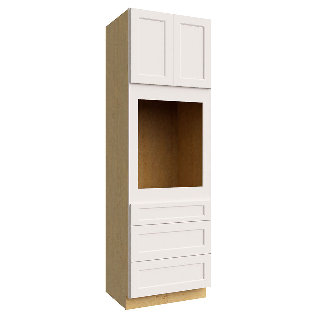 OC3396S ( OVEN CABINET SINGLE WITH 3 DRAWERS - 33"W X 96"H X 24"D )