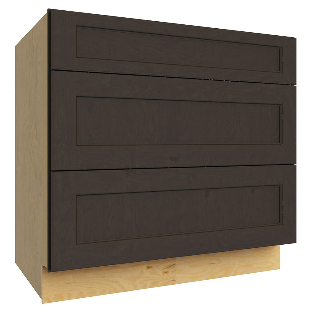 DB36 ( 3 DRAWER BASE - 36"W X 34-1/2"H X 24"D )