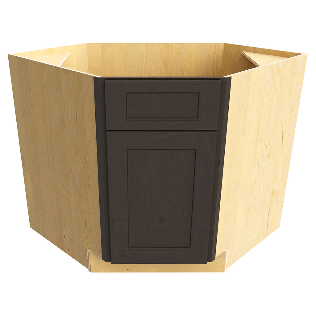 DSB36 ( DIAGONAL SINK BASE - 36"W X 34-1/2"H X 36"D )