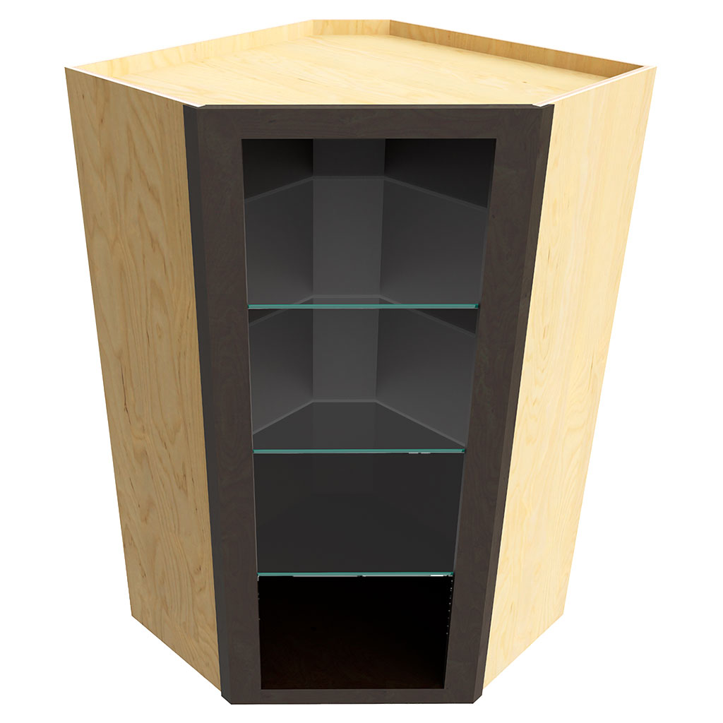 NDWDC2442 ( DIAGONAL CORNER WALL NO DOOR - 24"W X 42"H X 24"D )