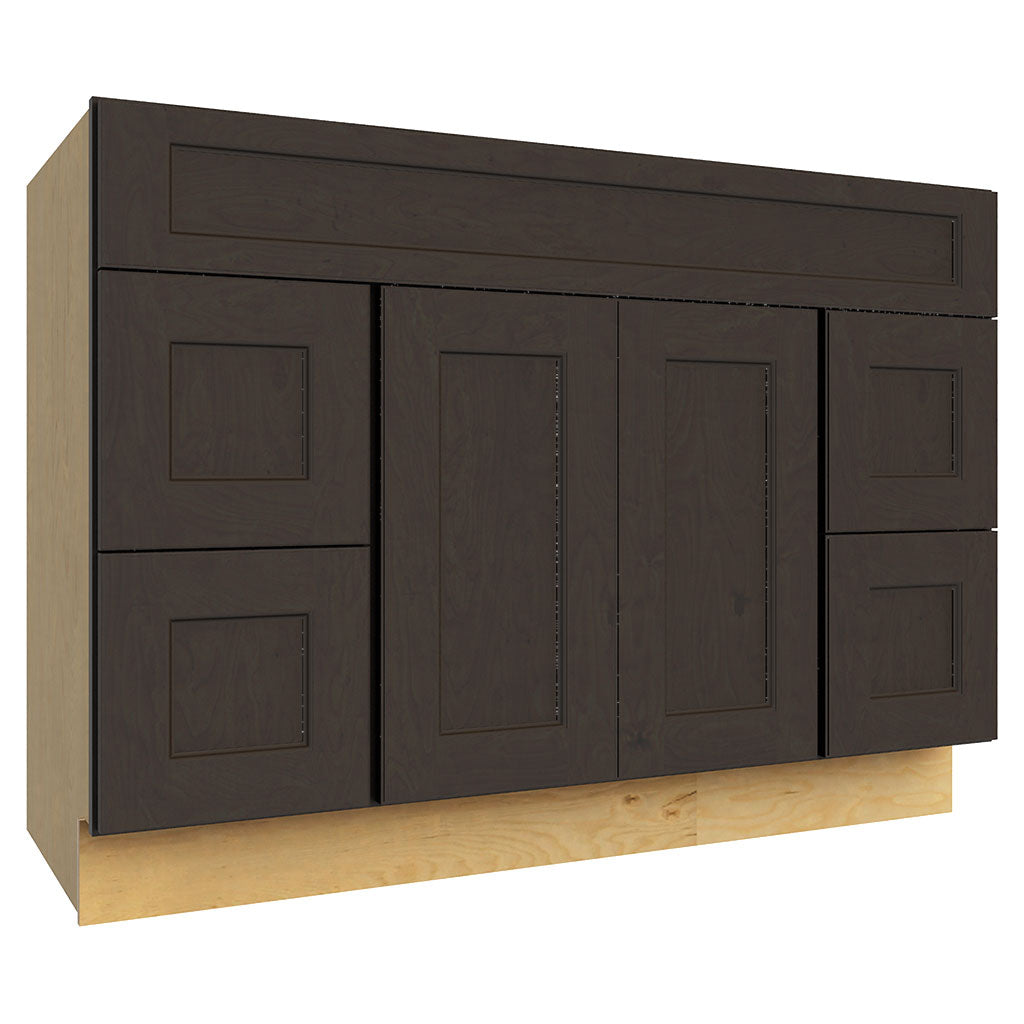 VSD48 ( VANITY SINK & DRAWER COMBO - 48"W X 34-1/2"H X 21"D )