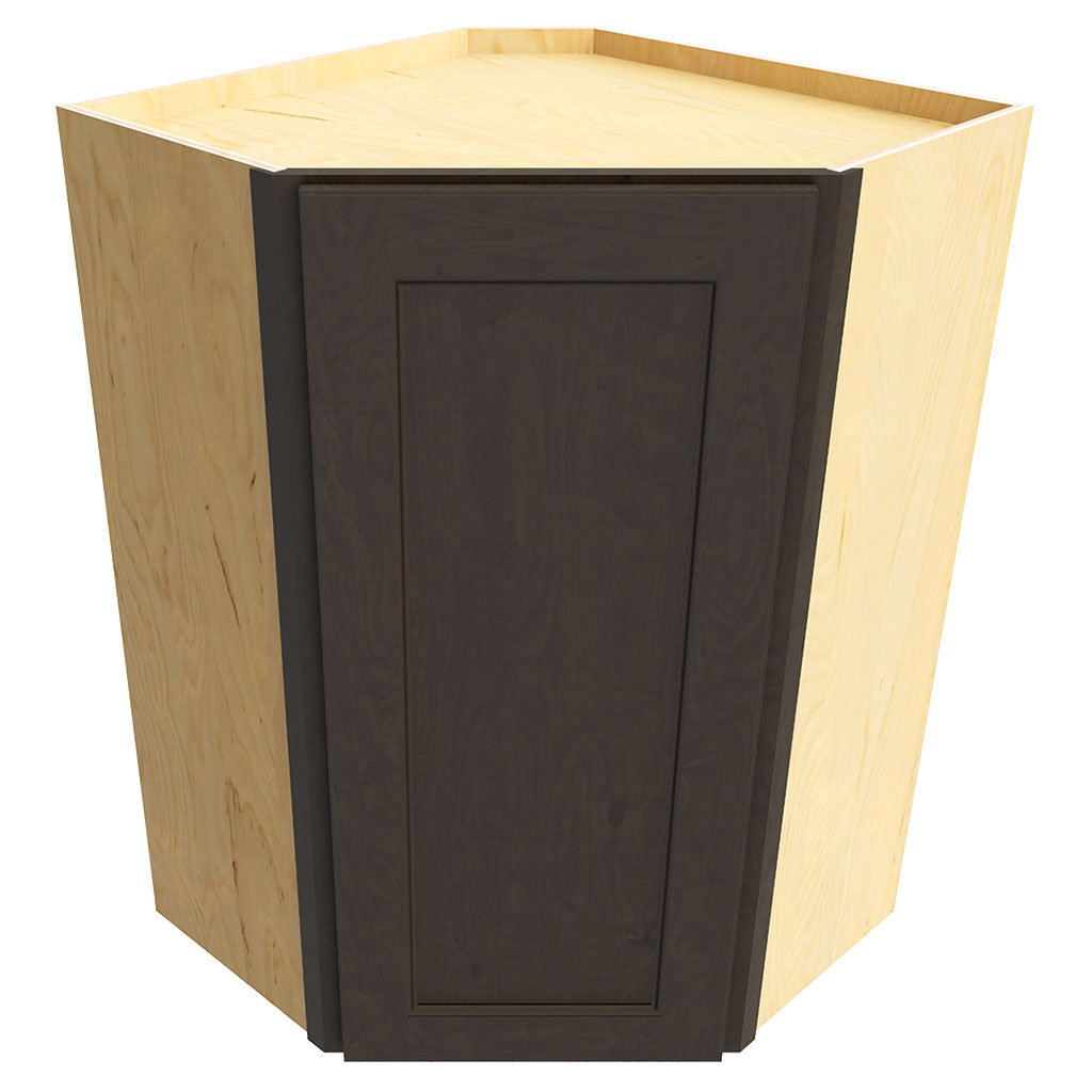WDC2436 ( DIAGONAL WALL CORNER - 24"W X 36"H X 24"D )
