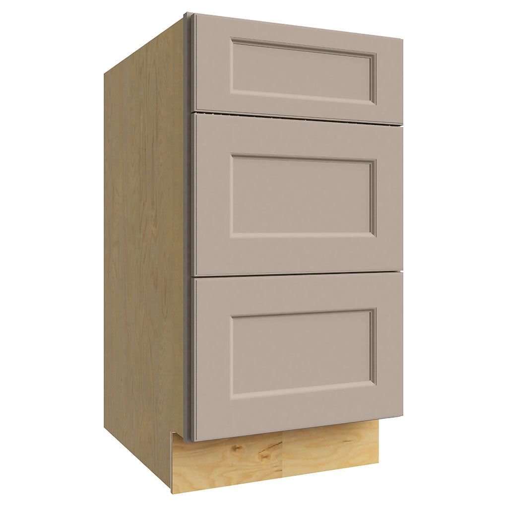 DB18 ( 3 DRAWER BASE - 18"W X 34-1/2"H X 24"D )
