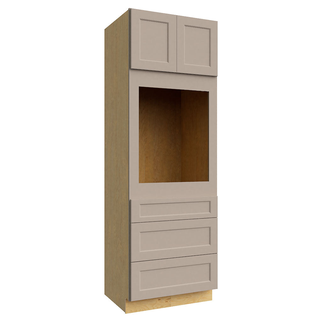 OC3390S ( OVEN CABINET SINGLE WITH 3 DRAWERS - 33"W X 90"H X 24"D )