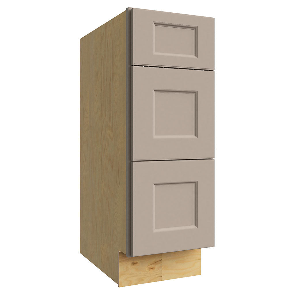 VDB12-34 ( VANITY DRAWER BASE - 12"W X 34-1/2"H X 21"D )