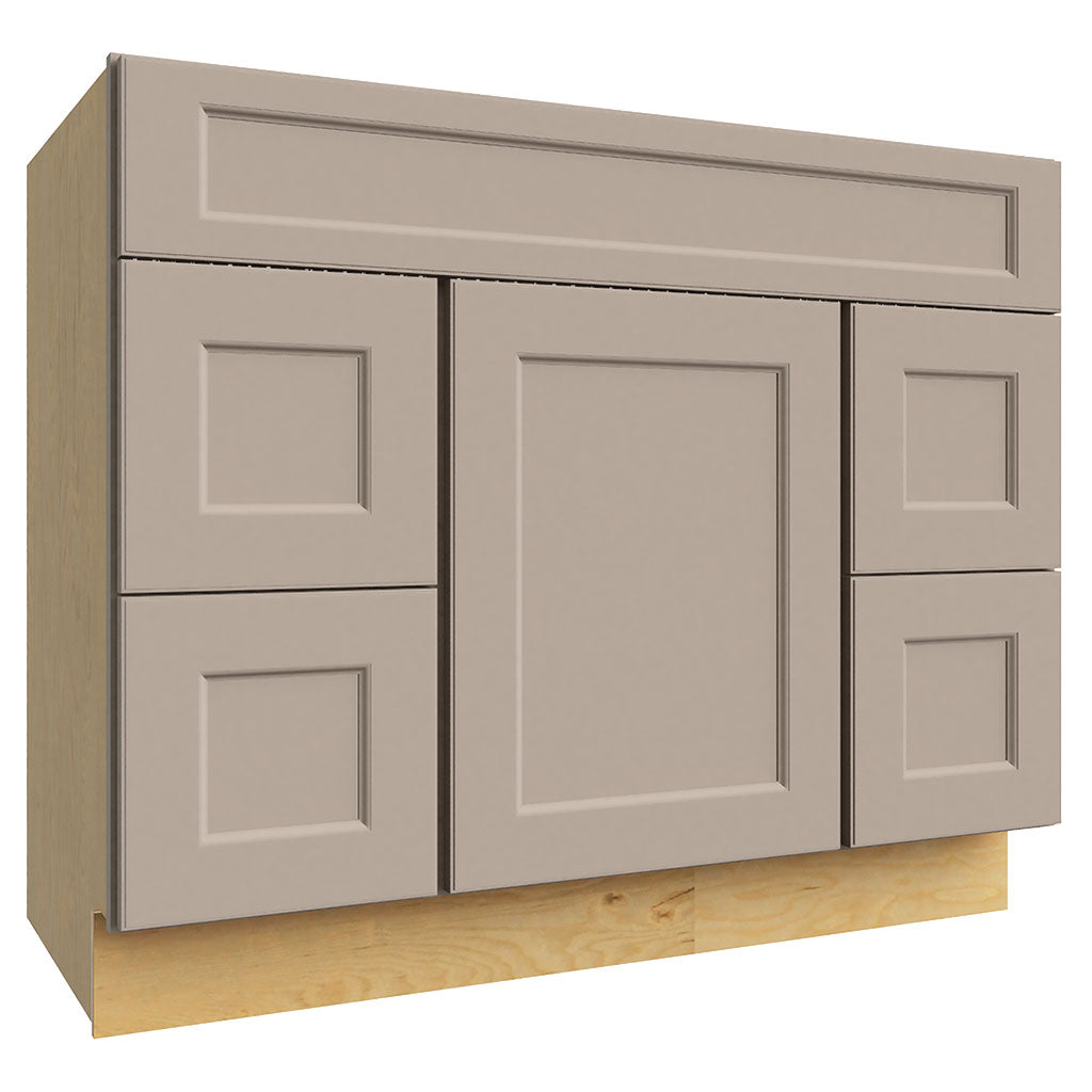 VSD42 ( VANITY SINK & DRAWER COMBO - 42"W X 34-1/2"H X 21"D )