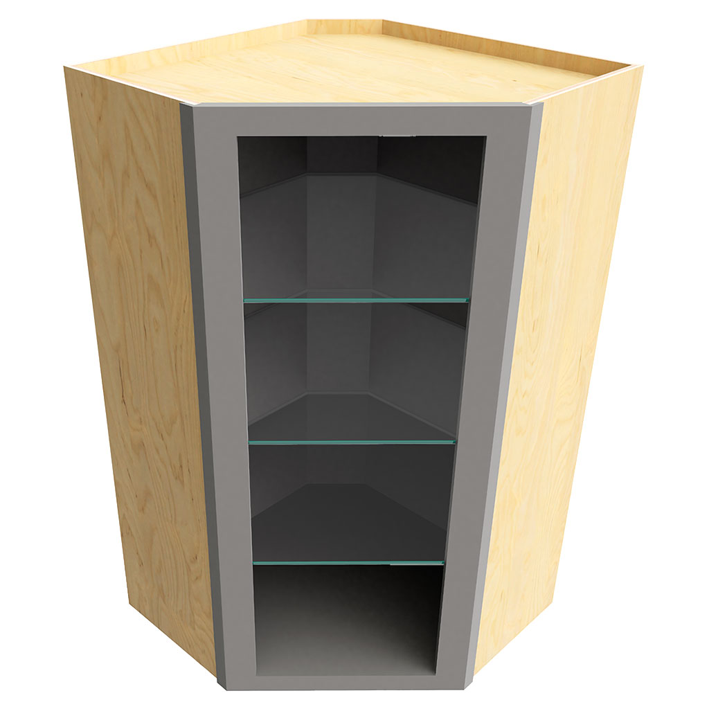 NDWDC2442 ( DIAGONAL CORNER WALL NO DOOR - 24"W X 42"H X 24"D )