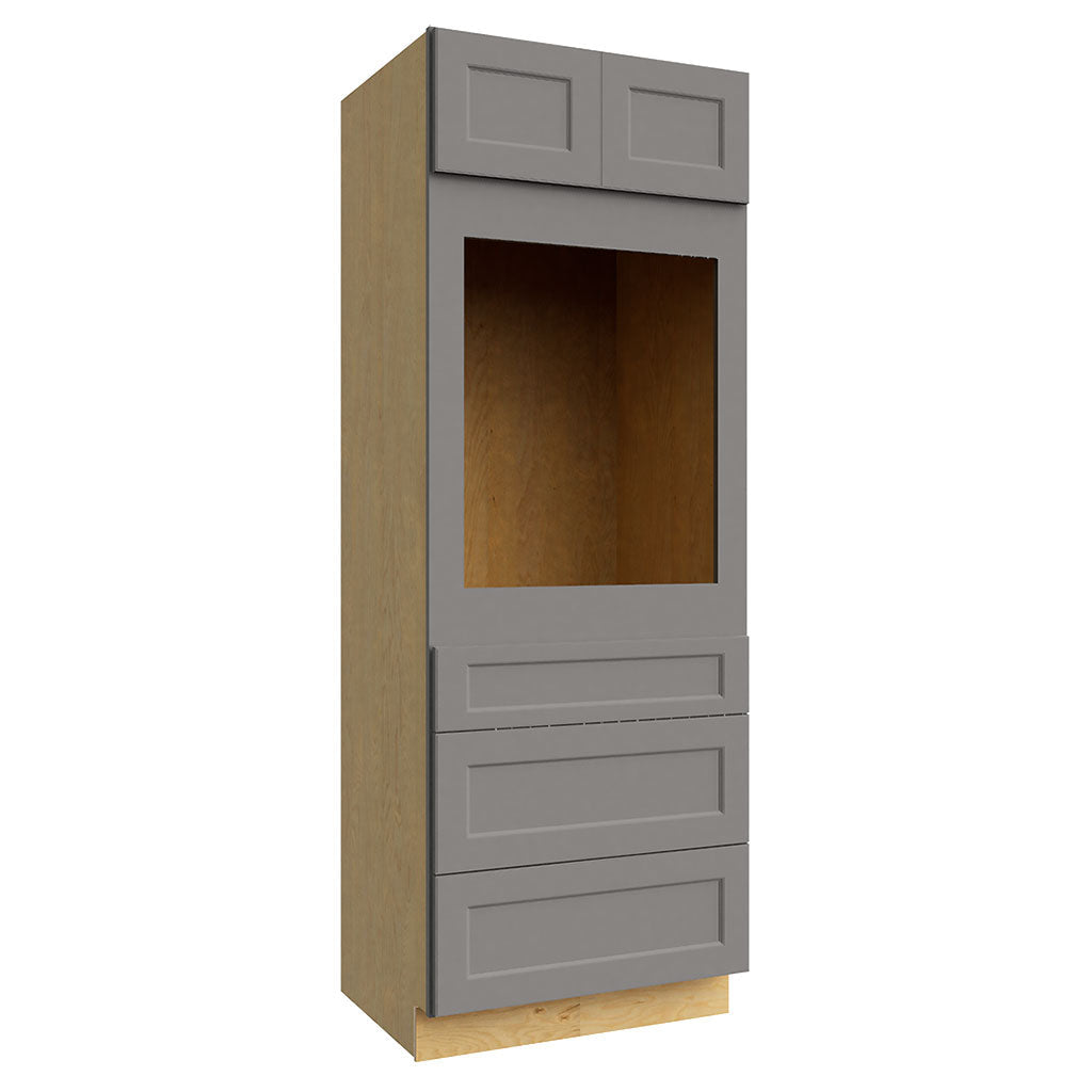 OC3384S ( OVEN CABINET SINGLE WITH 3 DRAWERS - 33"W X 84"H X 24"D )