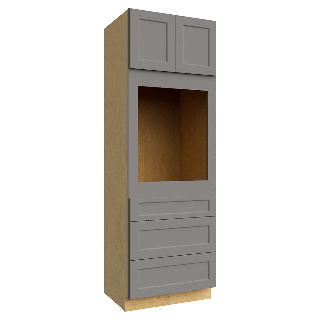 OC3390S ( OVEN CABINET SINGLE WITH 3 DRAWERS - 33"W X 90"H X 24"D )
