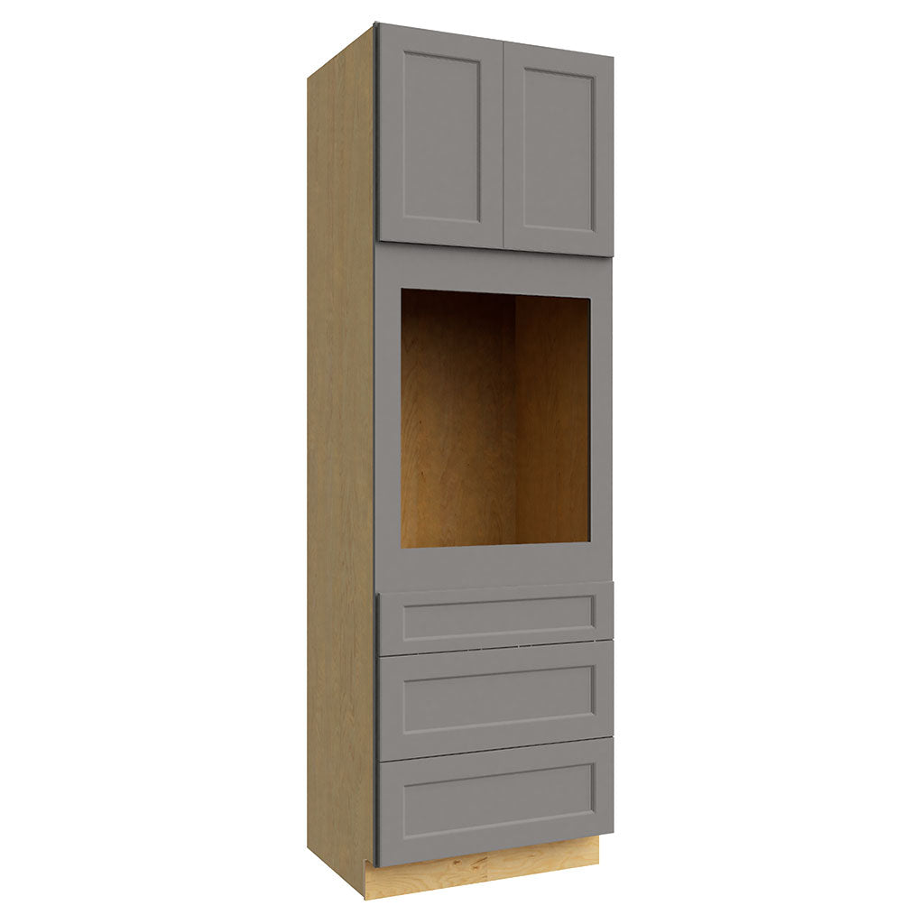 OC3396S ( OVEN CABINET SINGLE WITH 3 DRAWERS - 33"W X 96"H X 24"D )