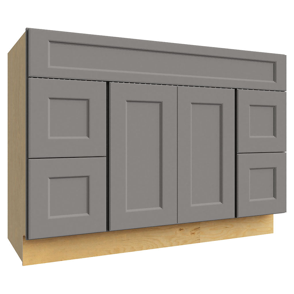 VSD48 ( VANITY SINK & DRAWER COMBO - 48"W X 34-1/2"H X 21"D ) - Fusion Stone