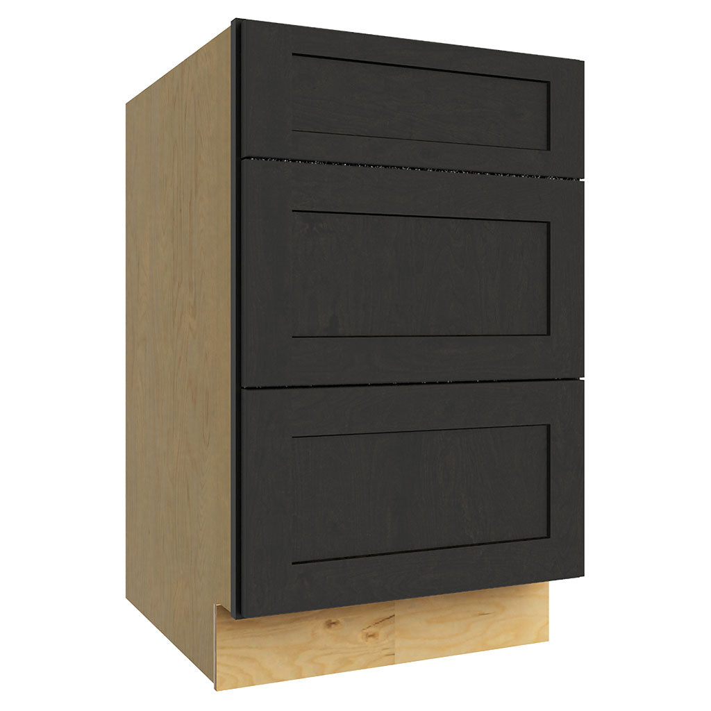 DB21 ( 3 DRAWER BASE - 21"W X 34-1/2"H X 24"D ) - Galaxy Cobblestone