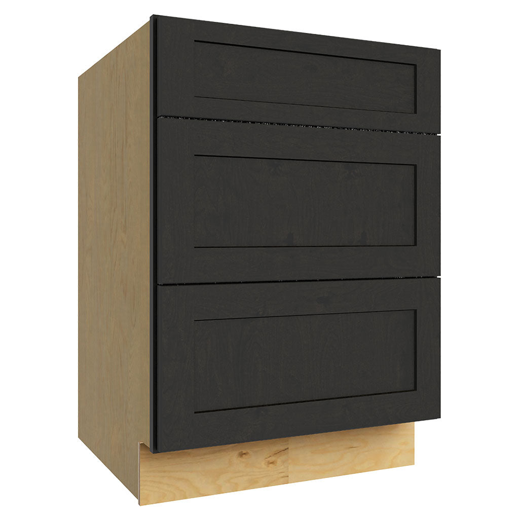 DB24 ( 3 DRAWER BASE - 24"W X 34-1/2"H X 24"D ) - Galaxy Cobblestone