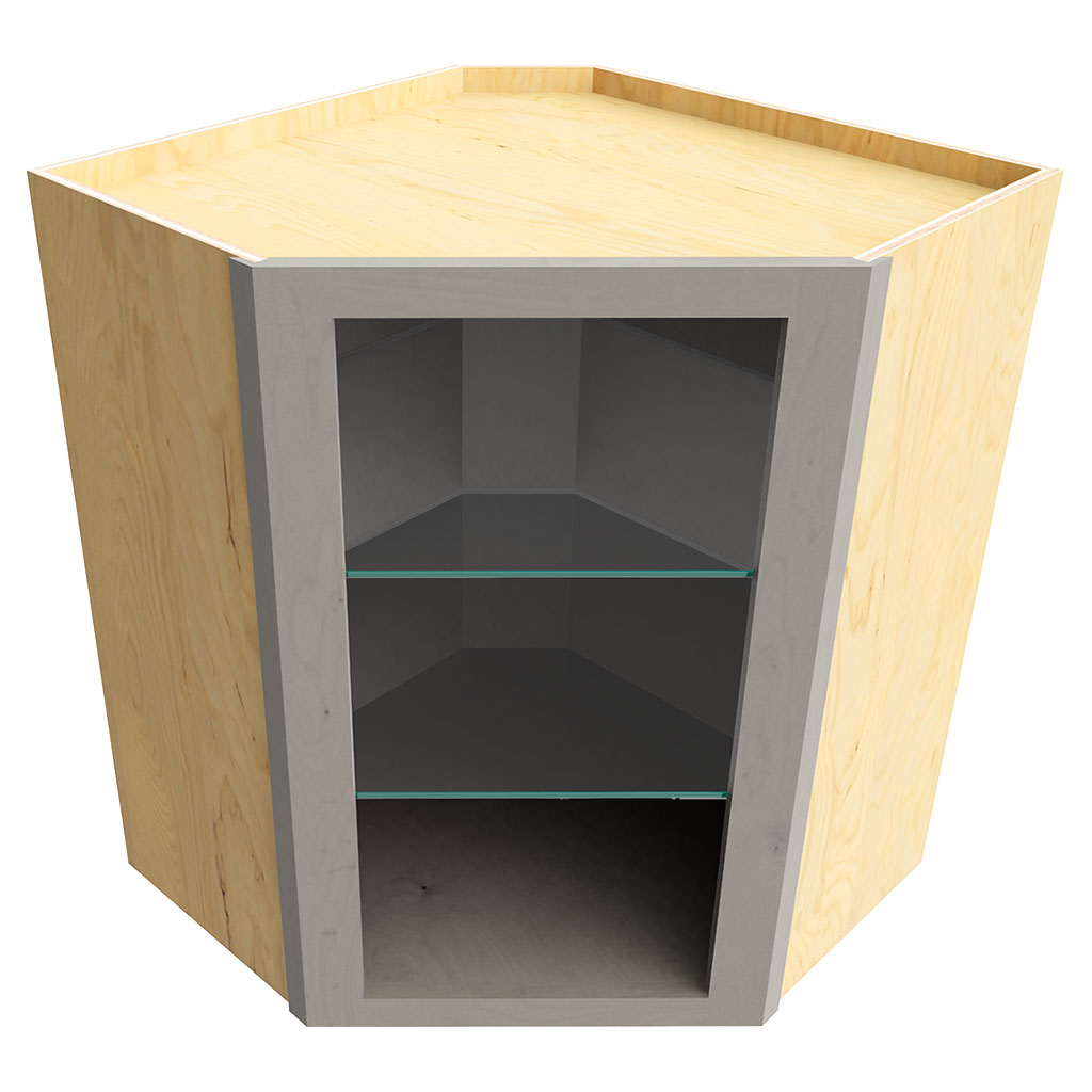 NDWDC2430 ( DIAGONAL CORNER WALL NO DOOR - 24"W X 30"H X 24"D )