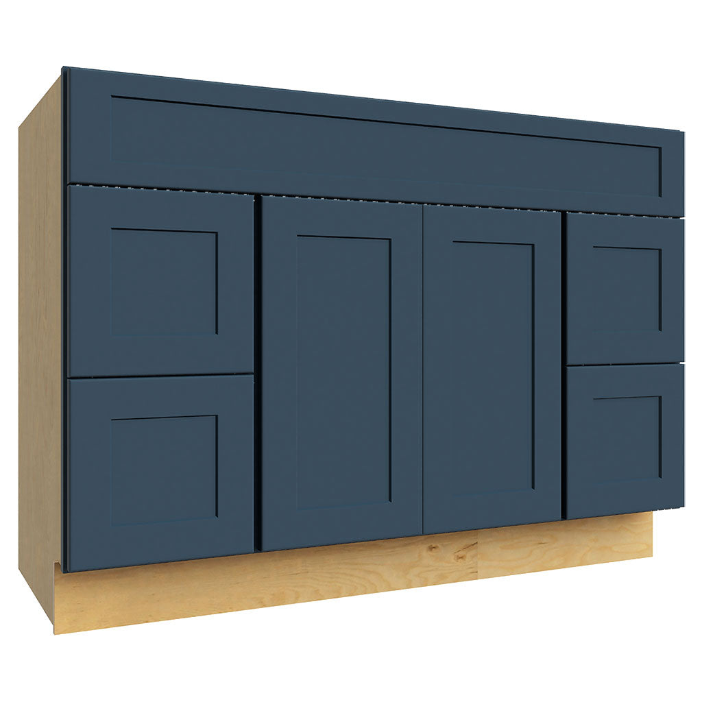 VSD48 ( VANITY SINK & DRAWER COMBO - 48"W X 34-1/2"H X 21"D )