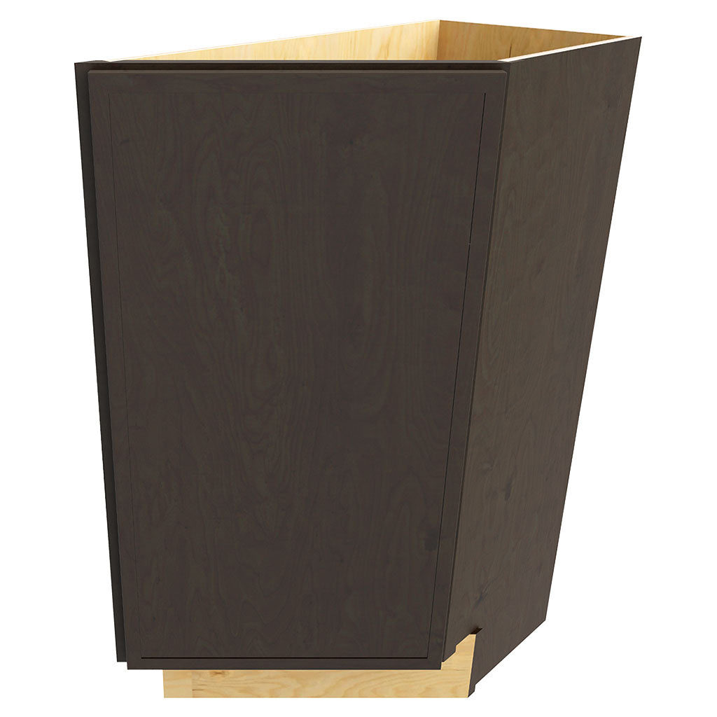 BTR12 ( TRANSITIONAL BASE RIGHT - 12"W X 34-1/2"H X 24"D ) - Luna Kona