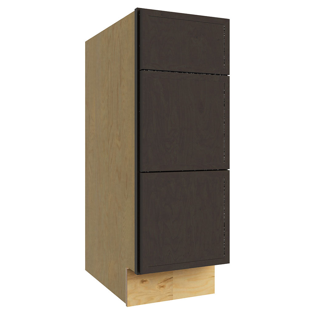 VDB12-34 ( VANITY DRAWER BASE - 12"W X 34-1/2"H X 21"D )