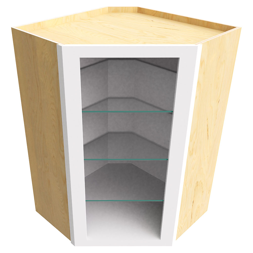 NDWDC2436 ( DIAGONAL CORNER WALL NO DOOR - 24"W X 36"H X 24"D )