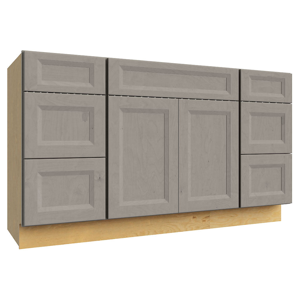 VSD60SINGLE ( VANITY SINGLE SINK & DRAWER COMBO - 60"W X 34-1/2"H X 21"D )