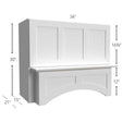 Fabuwood Fusion Timber RHA363021 Arched Hood