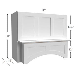 Fabuwood Fusion Timber RHA363021 Arched Hood