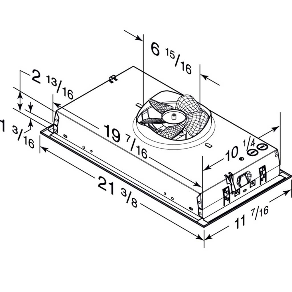 250 CFM STAINLESS VENTILATOR