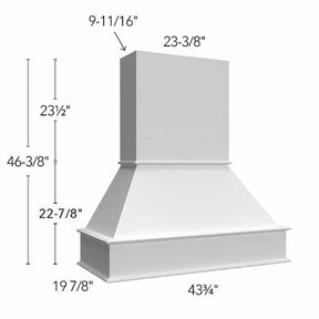 Fabuwood Fusion Timber RHS42 WALNUT Signature Hood