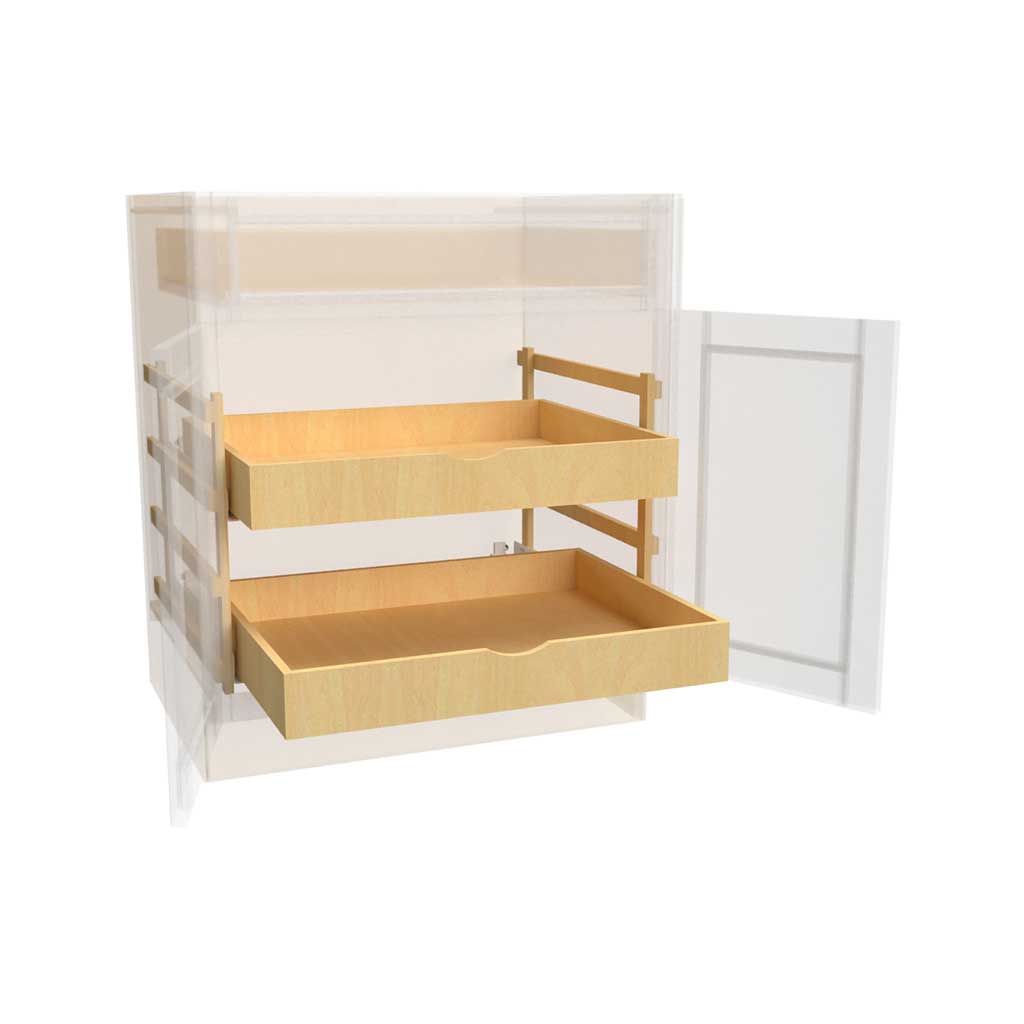 ROLL OUT (FULL EXTENSION BLUM SLIDES) FOR 15" CABINET