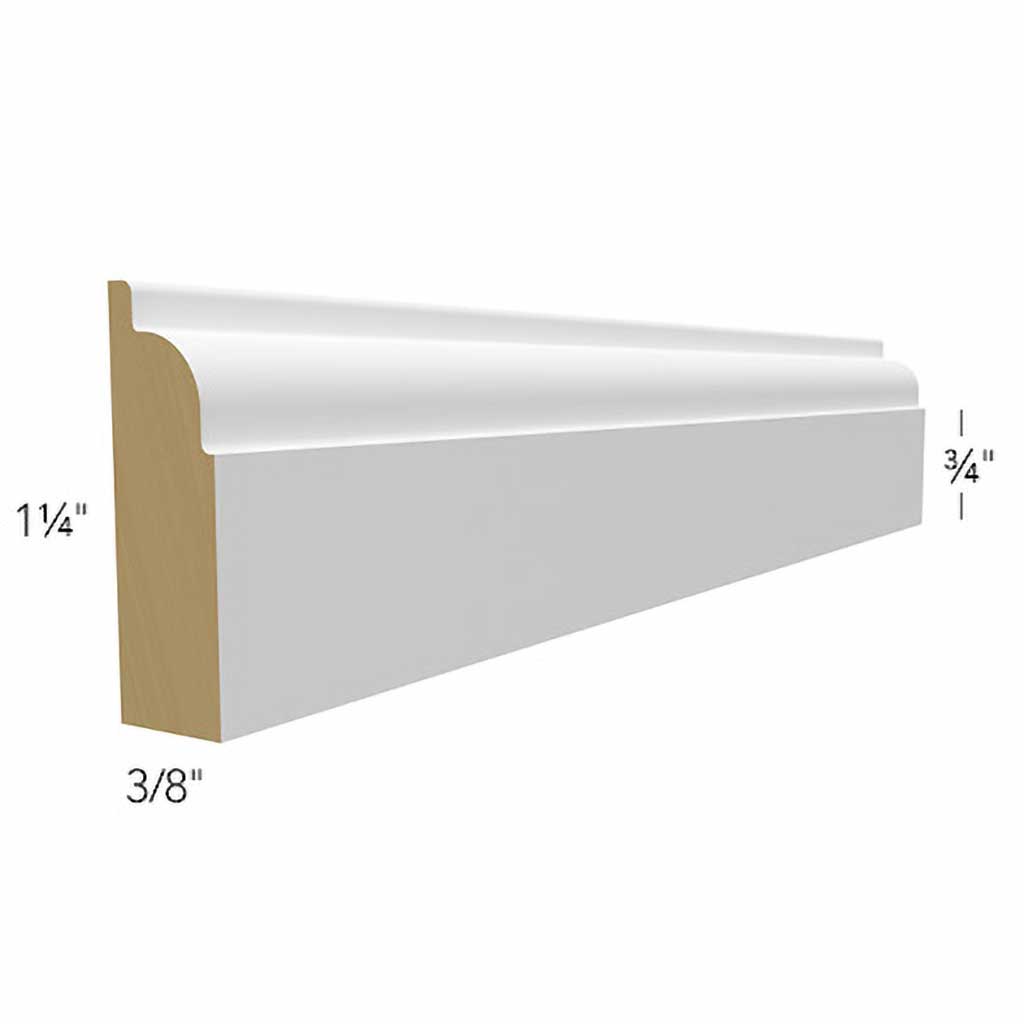 SM8-D ( DECORATIVE SCRIBE MOLDING - 96"W X 1-1/4"H X 0-3/8"D )